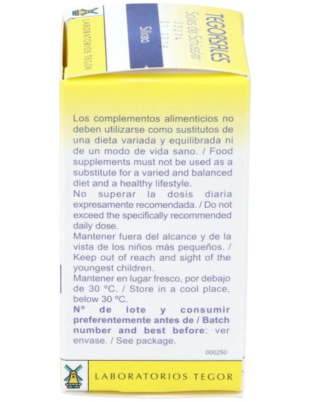 Silicea D12 Tegorsales (Nº11) 350 Comp.20G