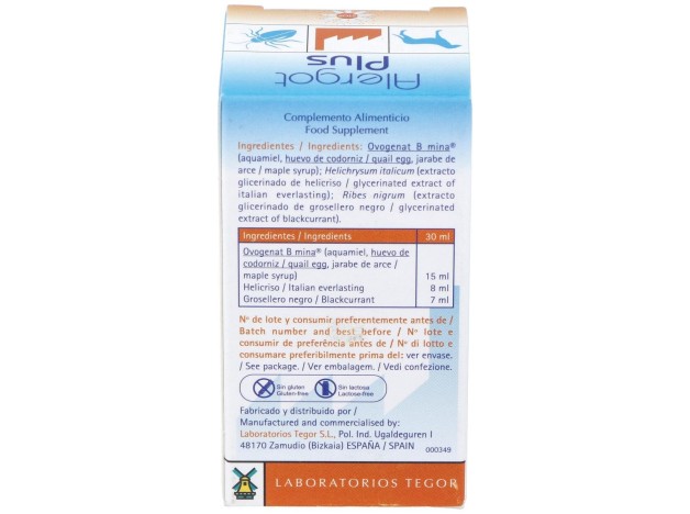 Tegor Alergot Plus Gotas 30Ml