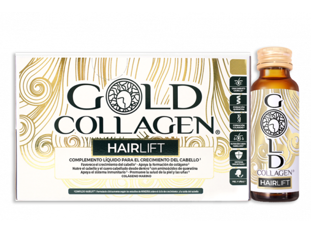 GOLD COLLAGEN HAIRLIFT 10 FRASCOS DE 50 ML