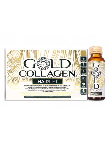 Gold Collagen Hairlift 10 Frascos De 50 ml