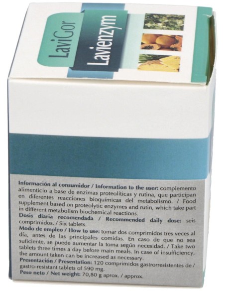Lavigor Lavi Enzym 120 Grageas