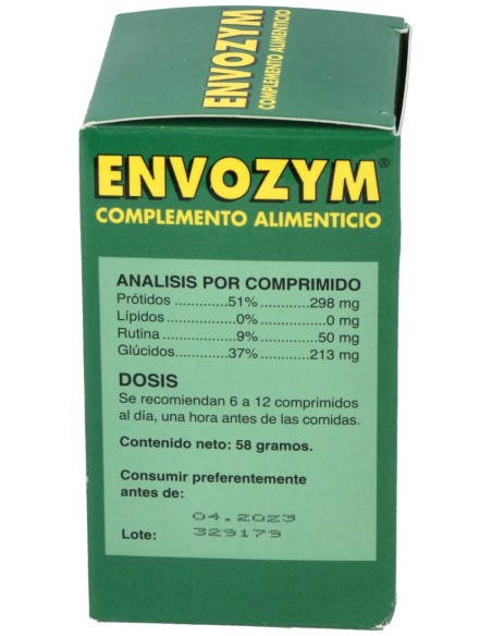 Nutribiol Envozym Enzimas Proteolíticas 100Comp.