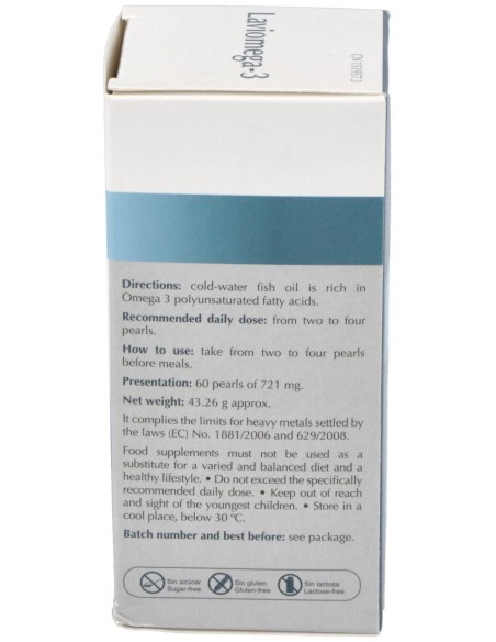 Lavigor Omega 3 Perlas De Aceite De Pescado  60 Caps