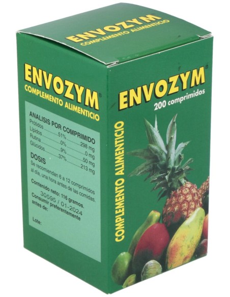 Envozym Complemento Alimenticio 200 Comp.
