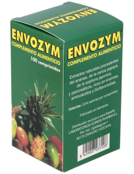 Nutribiol Envozym Enzimas Proteolíticas 100Comp.