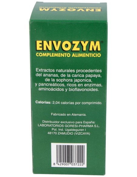 Envozym Complemento Alimenticio 500 Comp.