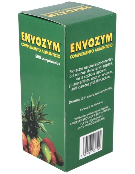 Envozym Complemento Alimenticio 500 Comp.