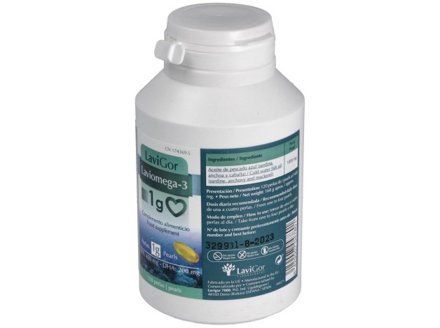 Lavigor Omega 3 Perlas De Aceite De Pescado 1 G...