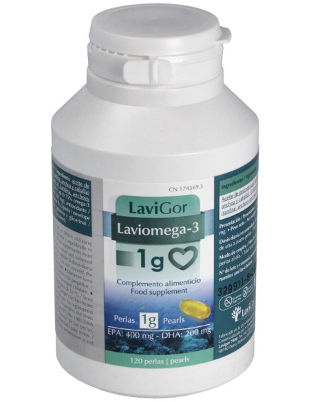 Lavigor Omega 3 Perlas De Aceite De Pescado 1 G 120 Caps