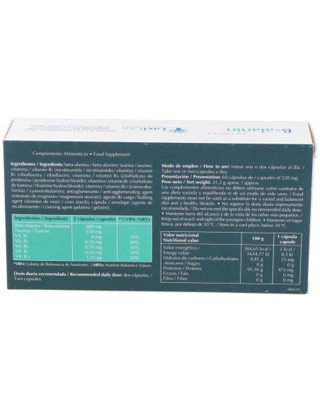 Lavigor Beta Alanin 60Caps