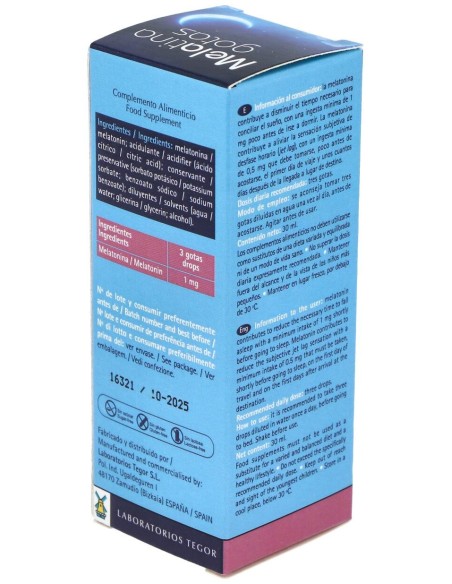 Tegor Melatina Meladormo 30 Ml