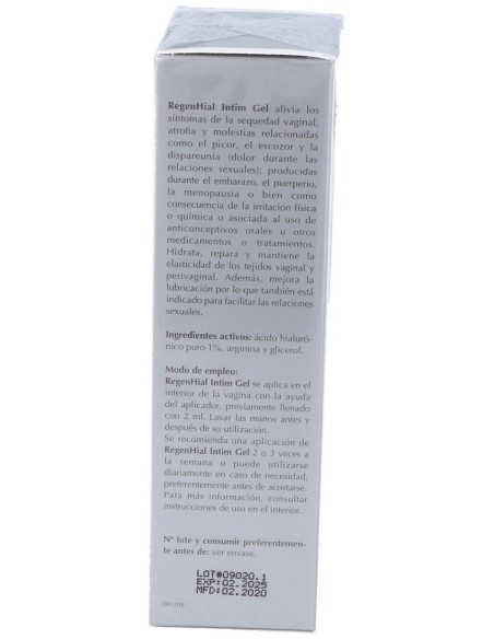Regenhial Intima Gel 24 Ml 2 Envases
