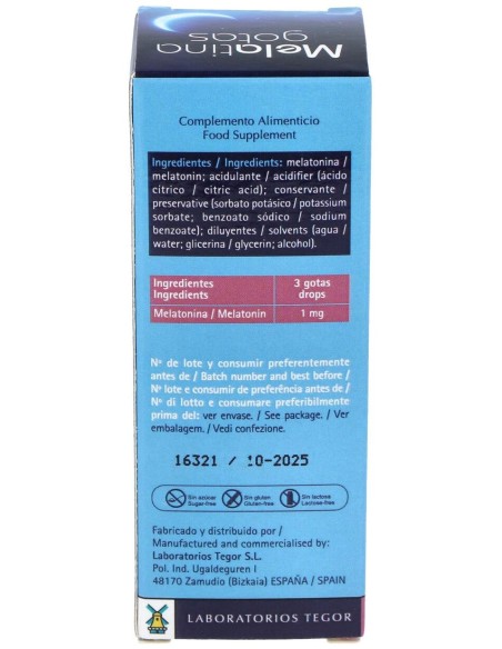 Tegor Melatina Meladormo 30 Ml
