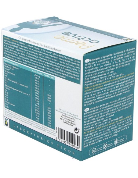Tegor Perme Active 20Uds