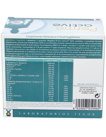 Tegor Perme Active 20Uds
