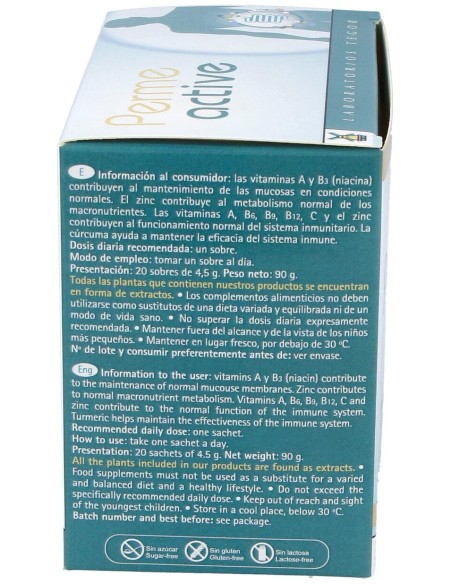 Tegor Perme Active 20Uds