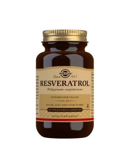 Solgar Resveratrol 100 Mg 60 Cápsulas Vegetales