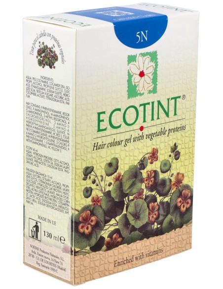 Ecotint Tinte Cabello 5N Castaño Claro 130Ml