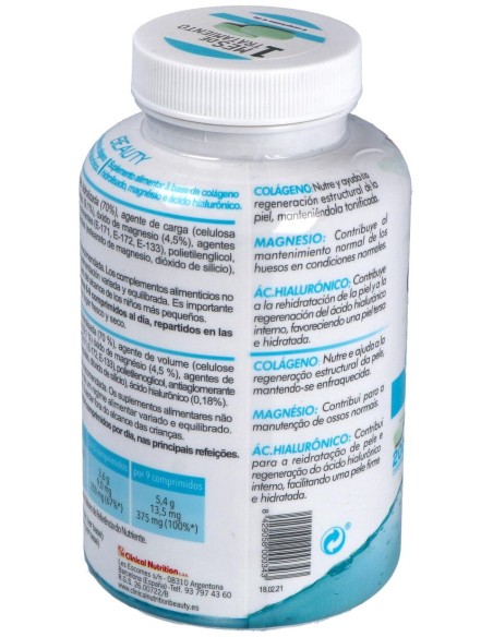 Clinical Nutrition Beauty Col Geno %26 Magnesio %26 Acido Hialur¢Nico 200 Comprimidos