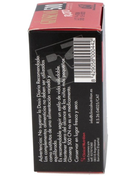 Clinical Nutrition Gingseng Rojo