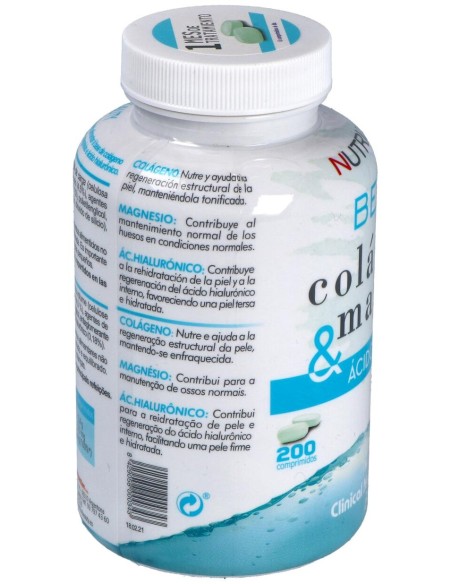 Clinical Nutrition Beauty Col Geno %26 Magnesio %26 Acido Hialur¢Nico 200 Comprimidos