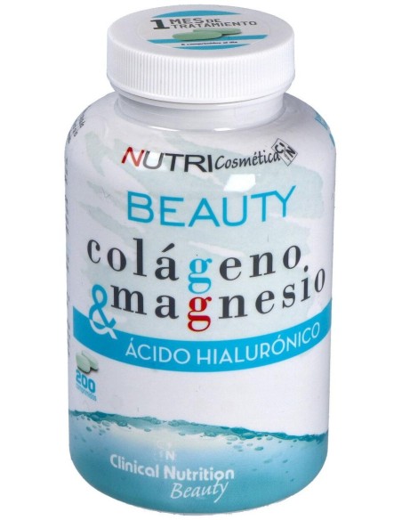Clinical Nutrition Beauty Col Geno %26 Magnesio %26 Acido Hialur¢Nico 200 Comprimidos