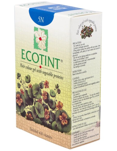 Ecotint Tinte Cabello 5N Castaño Claro 130Ml