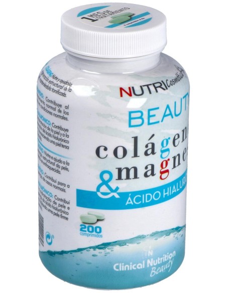 Clinical Nutrition Beauty Col Geno %26 Magnesio %26 Acido Hialur¢Nico 200 Comprimidos