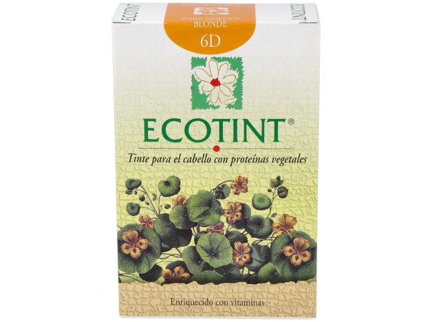 Ecotint Tinte Cabello 6D Rubio Oscuro Dorado 130Ml