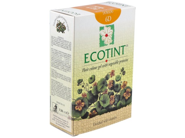 Ecotint Tinte Cabello 6D Rubio Oscuro Dorado 130Ml