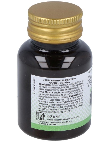 Carbon Vegetal 100Comp.
