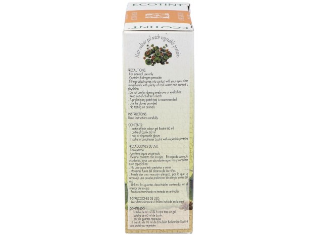 Ecotint Tinte Cabello 6D Rubio Oscuro Dorado 130Ml