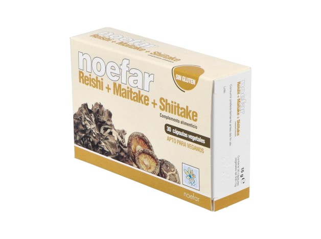 Noefar Reishi Maitake Shitake 30Caps
