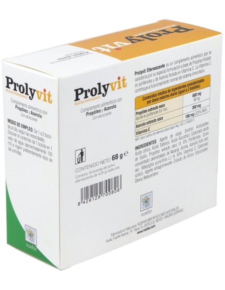 Noefar Prolyvit Efervescente 16 Sobres
