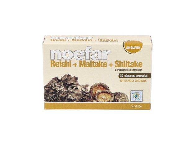 Noefar Reishi Maitake Shitake 30Caps