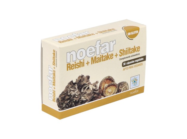 Noefar Reishi Maitake Shitake 30Caps