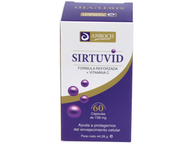 Anroch Fharma Sirtuvida 60 Cáps. 550Mg