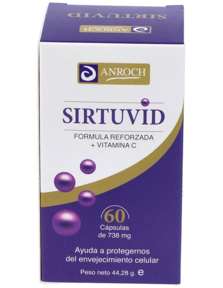 Anroch Fharma Sirtuvida 60 Cáps. 550Mg