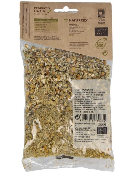 Hiperbio Manzanilla Dulce Ecologica Bolsa 35G