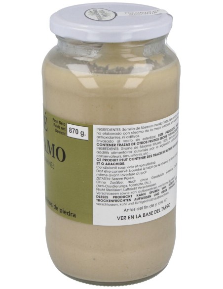 Sain Tahin Puré De Sésamo Sin Gluten 870G