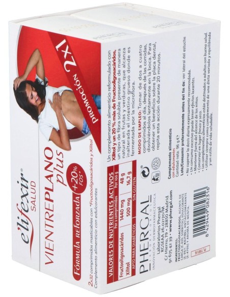 Elifexir Salud 2X1 Vientre Plano Plus 32+32Comp.