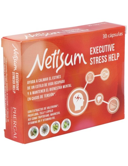 Netisum Executive Stress Help, 30 Cápsulas