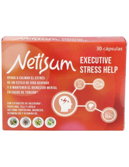 Netisum Executive Stress Help, 30 Cápsulas