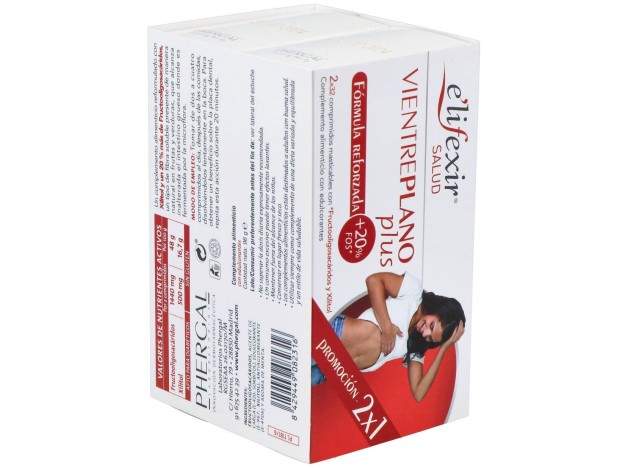 Elifexir Salud 2X1 Vientre Plano Plus 32+32Comp.