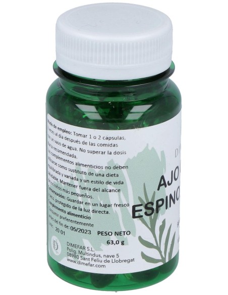Dimefar Ajo+Olivo+Espino 90 Perlas