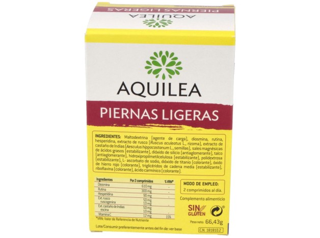 Aquilea Piernas Ligeras, 60 Comprimidos