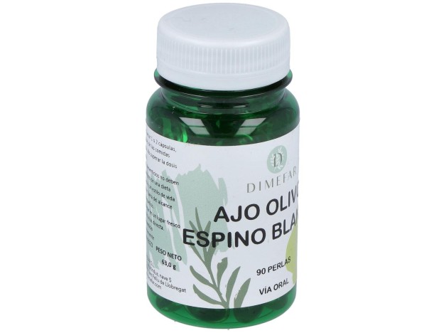 Dimefar Ajo+Olivo+Espino 90 Perlas