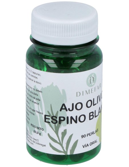 Dimefar Ajo+Olivo+Espino 90 Perlas