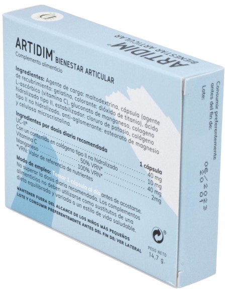 Dimefar Artidim 30Cáps