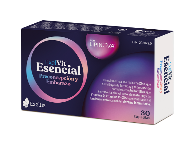 Exelvit Esencial Preconcepción y Embarazo 30 Cápsulas